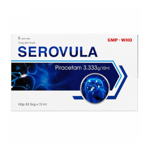 Serovula 3.333g/10ml HDpharma điều trị chóng mặt, kém tập trung, rối loạn hành vi 30 ống