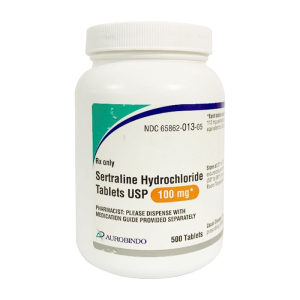 Sertraline 100mg Aurobindo điều trị trầm cảm, rối loạn hoảng sợ 500 viên