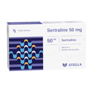 Sertraline 50 mg Stella điều trị trầm cảm 30 viên