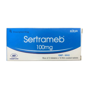 Sertrameb 100mg Mebiphar điều trị trầm cảm 30 viên
