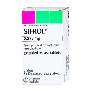 Sifrol 0.375mg Boehringer điều trị bệnh parkinson 30 viên