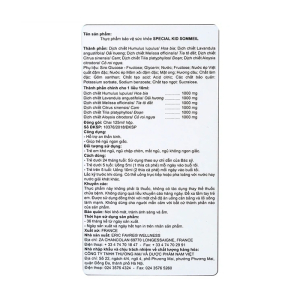 Siro Special Kid Sommeil hỗ trợ an thần kinh, giúp trẻ ngủ ngon giấc 125ml