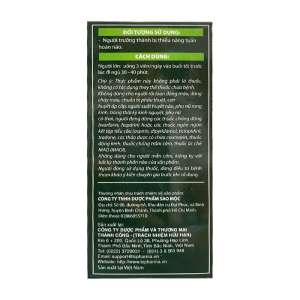 Soberain-SM hỗ trợ tăng tuần hoàn não 100 viên