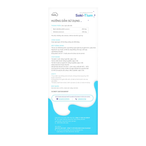 Bột hòa tan Soki-Tium giúp ngủ ngon, tăng sức đề kháng (12 gói x 3g)