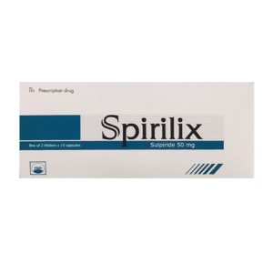 Spirilix 50mg Pymepharco điều trị tâm thần phân liệt 30 viên