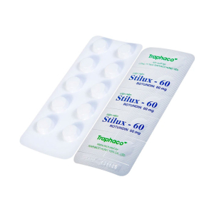 Stilux-60 Traphaco dùng lo âu, căng thẳng, mất ngủ 100 viên