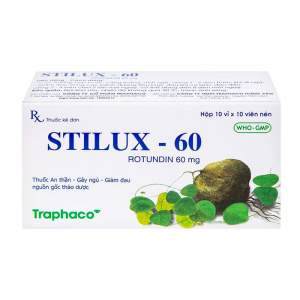Stilux-60 Traphaco dùng lo âu, căng thẳng, mất ngủ 100 viên