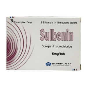 Sulbenin 5mg Anfarm Hellas điều trị chứng suy giảm trí nhớ 28 viên