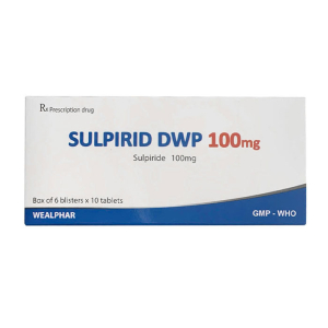 Sulpirid Dwp 100mg Wealphar điều trị ngắn hạn các triệu chứng lo âu 60 viên