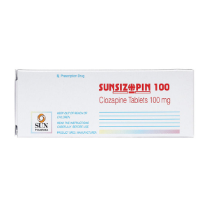 Sunsizopin 100 Sun Pharma điều trị tâm thần phân liệt 50 viên
