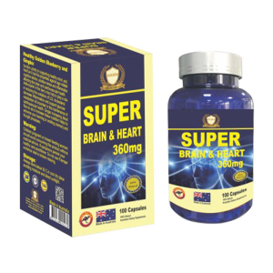 Super Brain & Heart 360mg Healthy Golden 100 viên