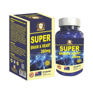 Super Brain & Heart 360mg Healthy Golden 30 viên