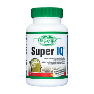 Super IQ Organika tăng cường tuần hoàn não , cải thiện trí nhớ 60 viên