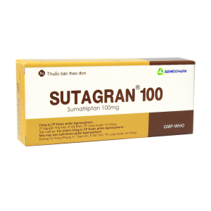 Sutagran 100mg Agimexpharm điều trị tích cực để cắt ngay cơn đau nửa đầu 12 viên