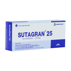Sutagran 25 Agimexpharm điều trị tích cực để cắt ngay cơn đau nửa đầu 12 viên