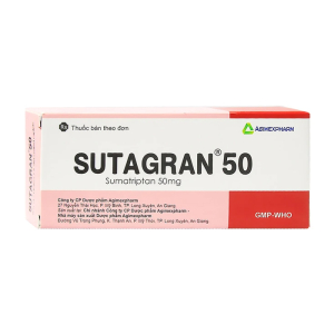 Thuốc Sutagran 50 Agimexpharm điều trị tích cực để cắt ngay cơn đau nửa đầu 12 viên