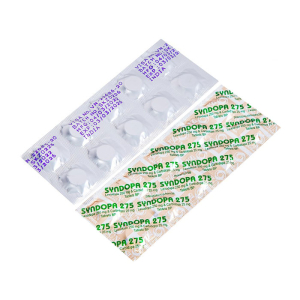 Syndopa 275 Sun Pharma điều trị triệu chứng bệnh Parkinson 50 viên