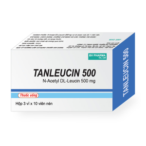 Tanleucin 500 BV Pharma điều trị cơn chóng mặt 30 viên