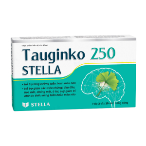 Tauginko 250 Stella tăng cường tuần hoàn máu não 30 viên