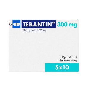 Tebantin 300mg Gedeon điều trị động kinh, đau dây thần kinh ngoại biên 50 viên