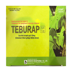Teburap 120mg Dongkoo điều trị rối loạn tuần hoàn ngoại biên 100 viên