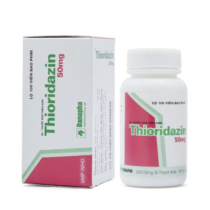 Thioridazin 50mg Danapha điều trị bệnh tâm thần phân liệt 100 viên