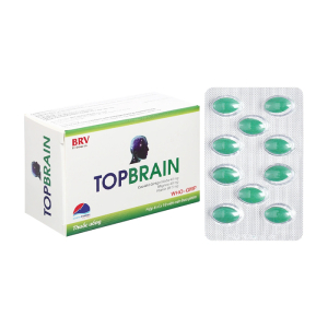 Topbrain BRV điều trị suy nhược thần kinh, giúp tăng tuần hoàn não 60 viên