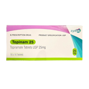 Topinam 25 mg Zydus điều trị động kinh 100 viên