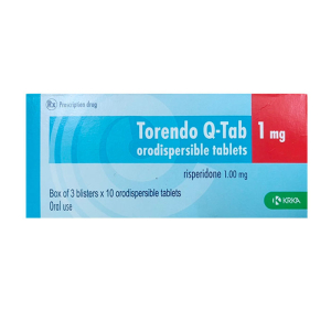 Torendo Q-Tab 1mg Krka điều trị trầm cảm, tâm thần phân liệt 30 viên