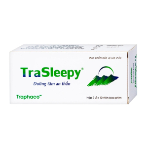 TraSleepy Traphaco dưỡng tâm an thần, giúp ngủ ngon 20 viên