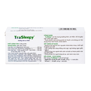TraSleepy Traphaco dưỡng tâm an thần, giúp ngủ ngon 20 viên