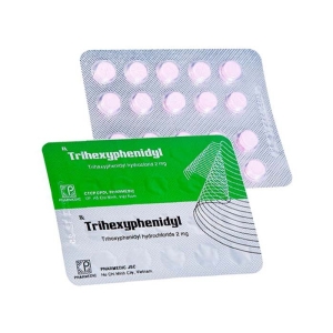 Trihexyphenidyl Pharmedic điều trị phụ trợ hội chứng Parkinson 100 viên