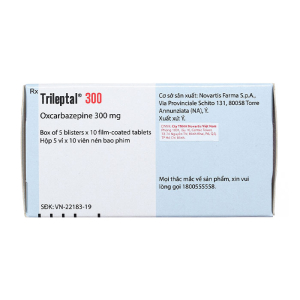 Trileptal 300 Novartis điều trị động kinh cục bộ 50 viên