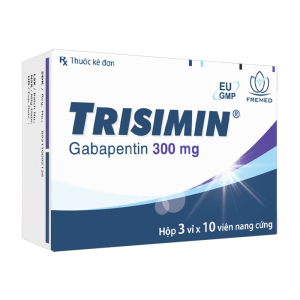 Trisimin 300mg Fremed hỗ trợ điều trị động kinh 30 viên