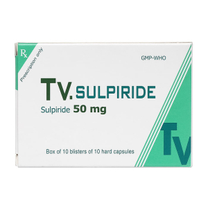 TV.Sulpiride 50mg TV. Pharm điều trị chứng rối loạn tâm thần phân liệt 100 viên