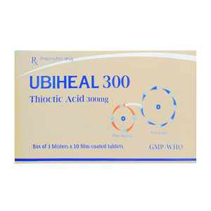 Ubiheal 300 Nam Hà điều trị bệnh thần kinh tiểu đường 30 viên