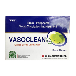 Vasoclean Sol 20mg Cho-A điều trị sa sút trí tuệ 20 ống x 10ml