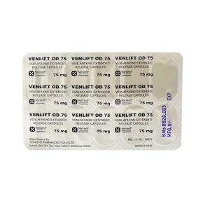 Venlift OD 75 Torrent điều trị trầm cảm và rối loạn lo âu lan tỏa 30 viên