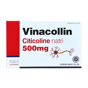 Vinacollin 500mg Mediplantex giúp hoạt huyết tăng cường tuần hoàn não 10 viên
