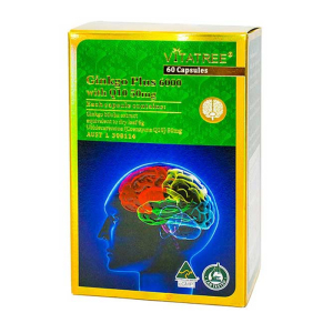 Vitatree Ginkgo Plus 6000 With Q10 50Mg 60 viên Vitatree Ginkgo Plus 6000 With Q10 50Mg 60 viên
