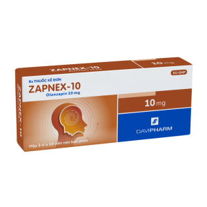 Wazer 10mg Davipharm điều trị tâm thần phân liệt 30 viên