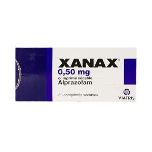 Xanax 0.5mg Viatris điều trị các rối loạn lo âu, mất ngủ 30 viên