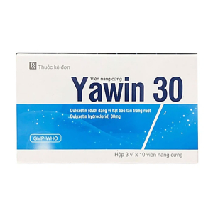 Yawin 30 Gia Nguyễn điều trị trầm cảm nặng, đau thần kinh ngoại vi 30 viên