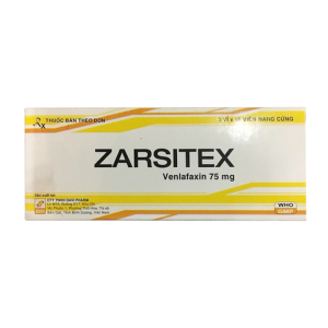 Zarsitex 75mg Davipharm điều trị trầm cảm 30 viên