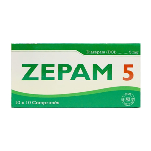 Zepam 5 giải lo âu, gây ngủ 100 viên