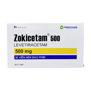 Zokicetam 500 Agimexpharm điều trị cơn động kinh 30 viên