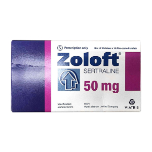 Zoloft 50mg Viatris điều trị triệu chứng bệnh trầm cảm 30 viên